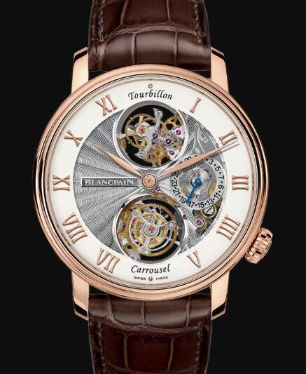 Review Blancpain Villeret Watch Review Tourbillon Carrousel Replica Watch 2322 3631 55B